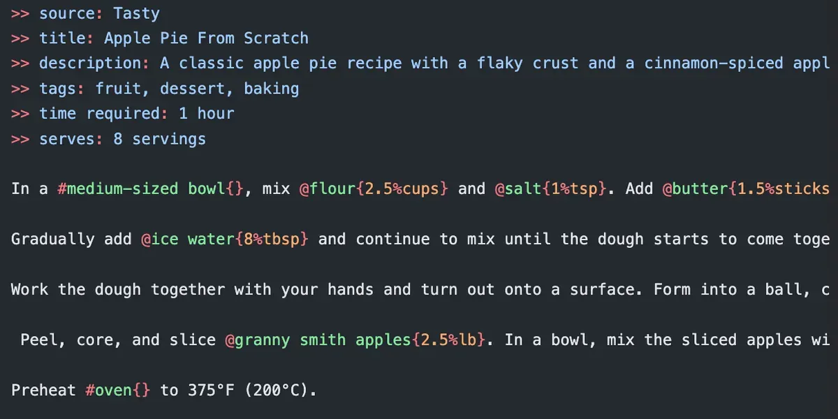 Cover image for Cooklang Parser