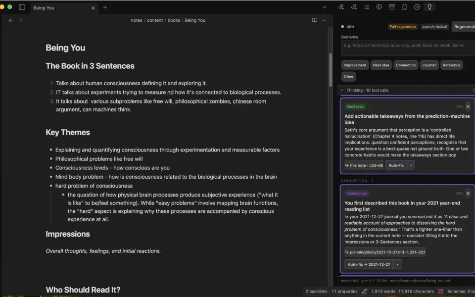 Obsidian Insights