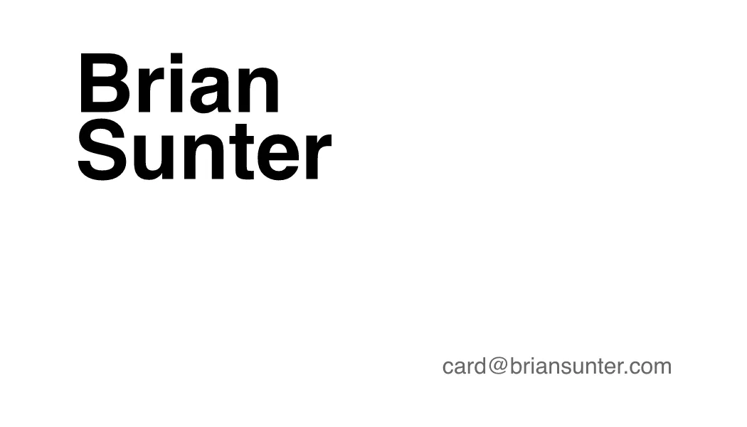 Big Name business card template