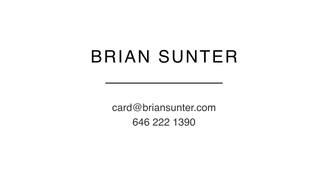 Simple Modern business card template